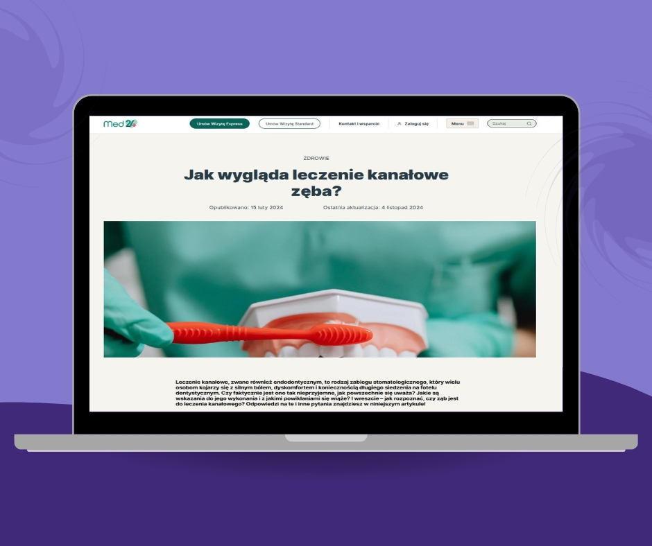 Artykuł blogowe dla platformy telemedycznej