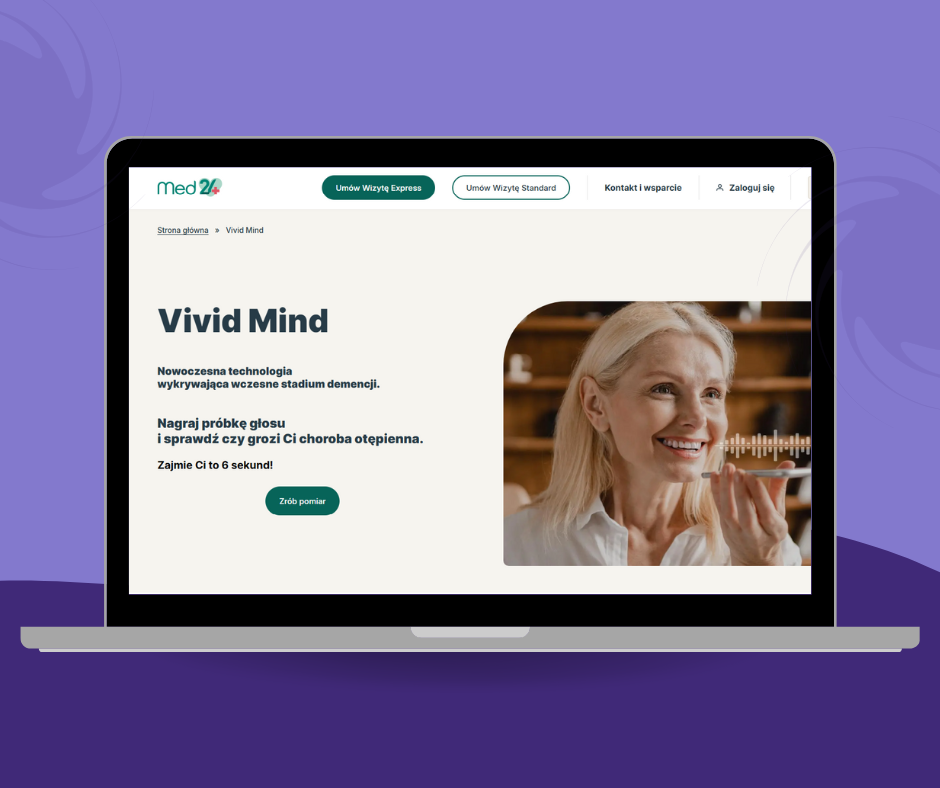 Treści na landing page dla platformy telemedycznej